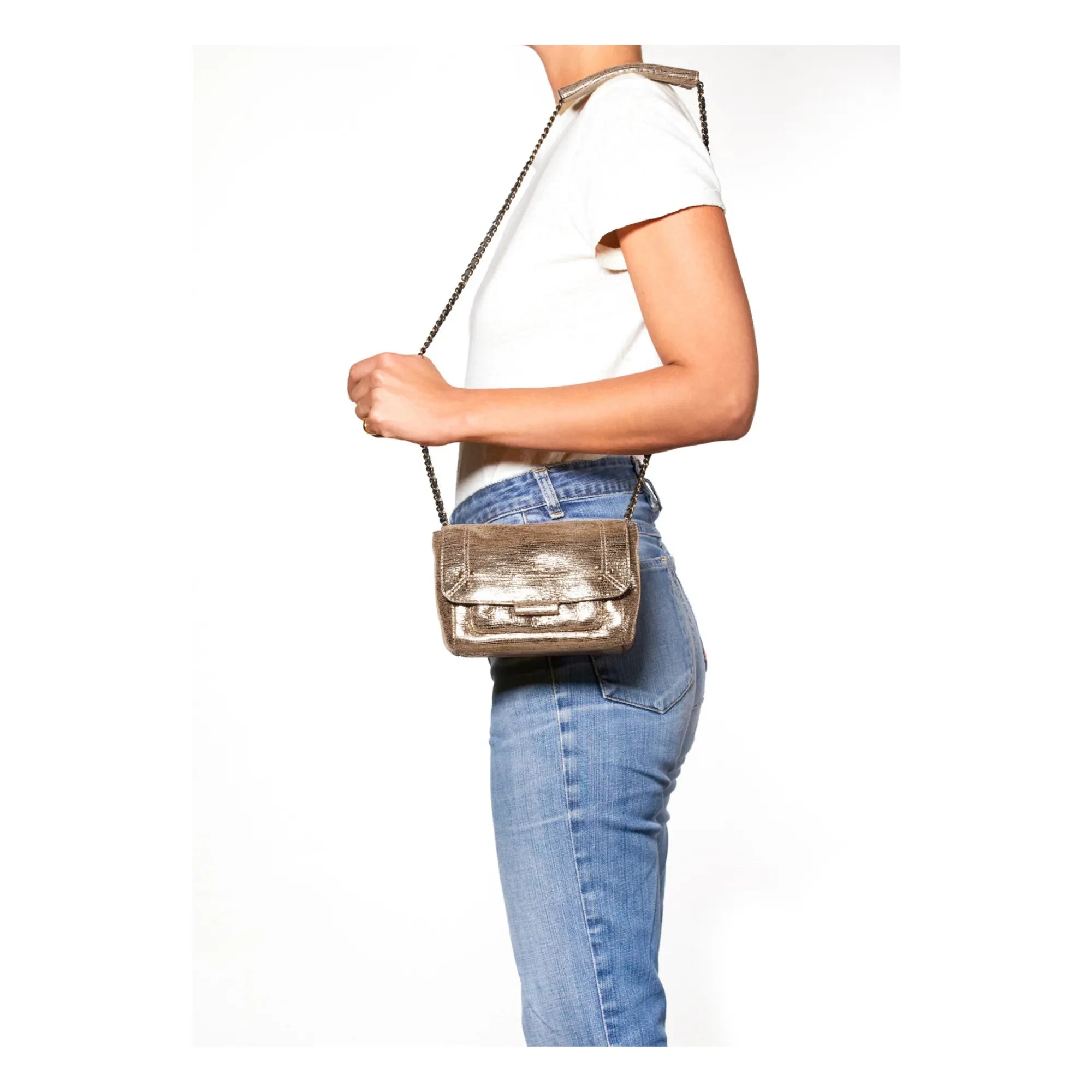Jérôme Dreyfuss - Bolso Lulu S Lamé | Champán