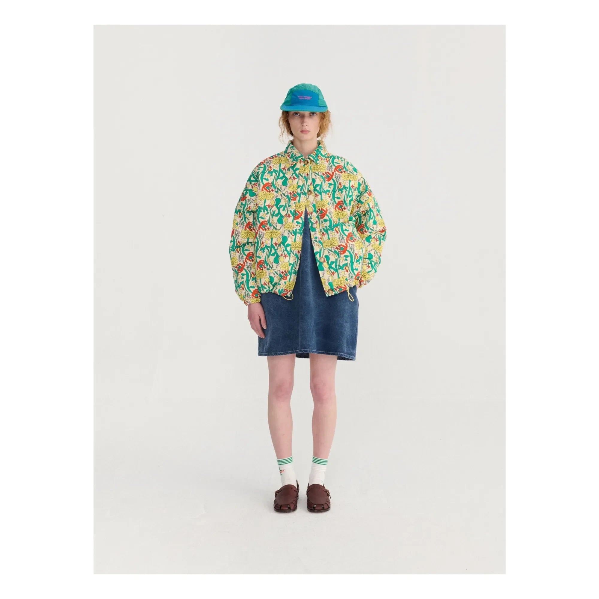 Bobo Choses - Chaqueta de algodón Color Herbalist | Verde
