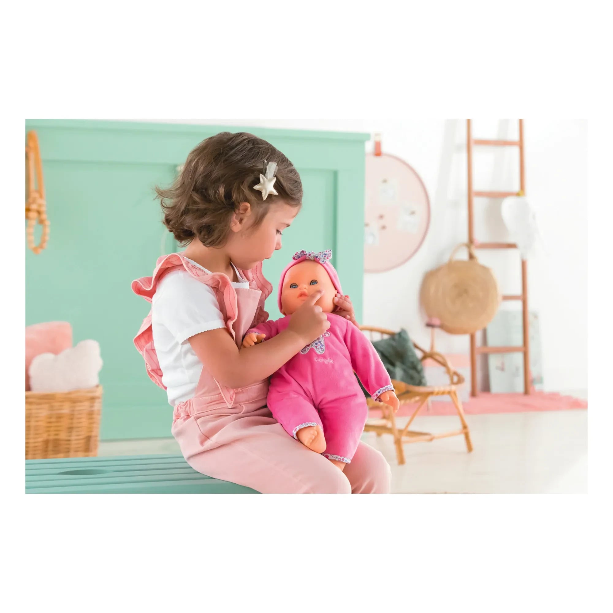 Corolle - Mi Gran Muñeca Bebé - Lucille interactiva de 42 cm