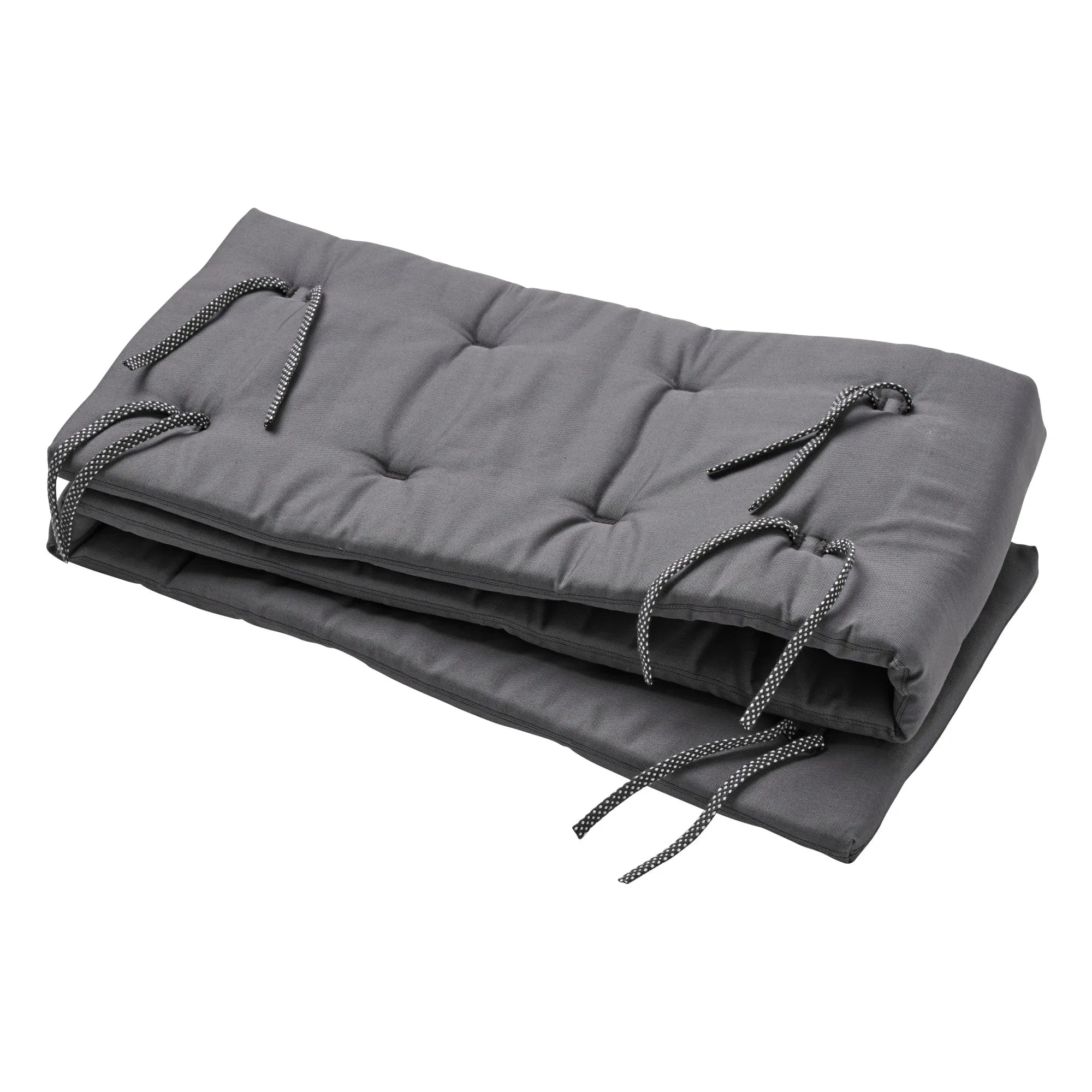 Leander - Bumper de algodón orgánico Linea y Luna | Gris