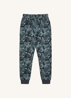 Cos I Said So - Jogger de camuflaje militar de algodón orgánico | Gris