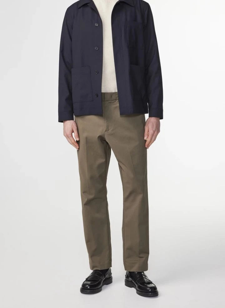 NN.07 - Pantalón Elástico Billie 1089 | Marrón Oliva