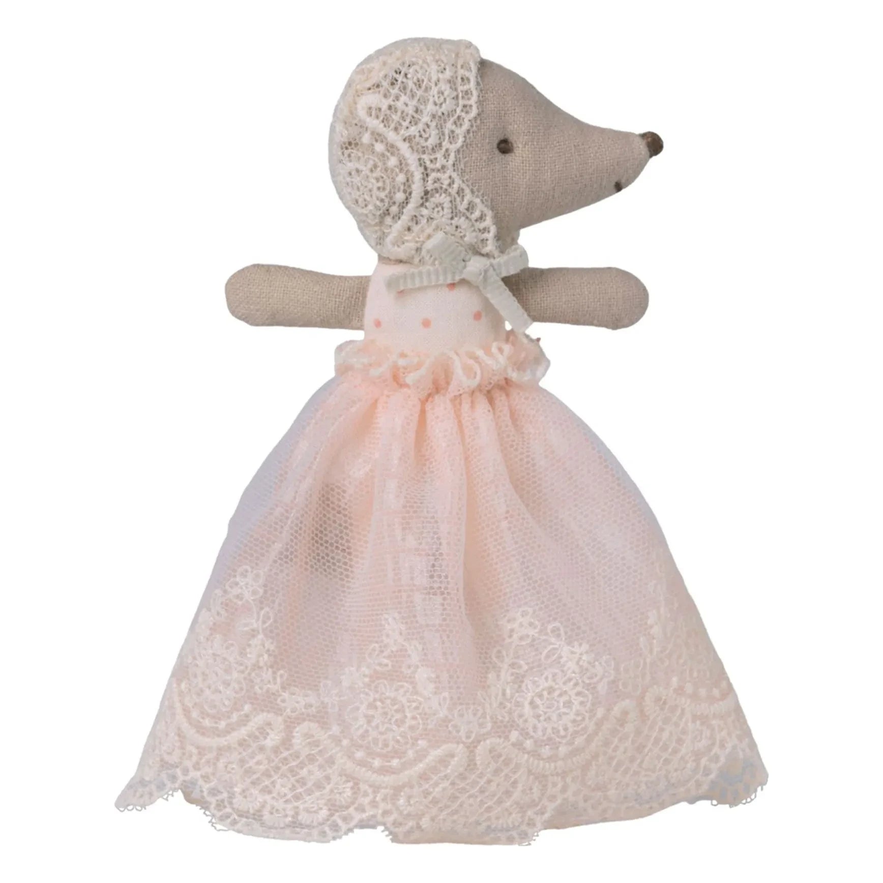 Maileg - Ratón Bebé con Vestido | Rosa