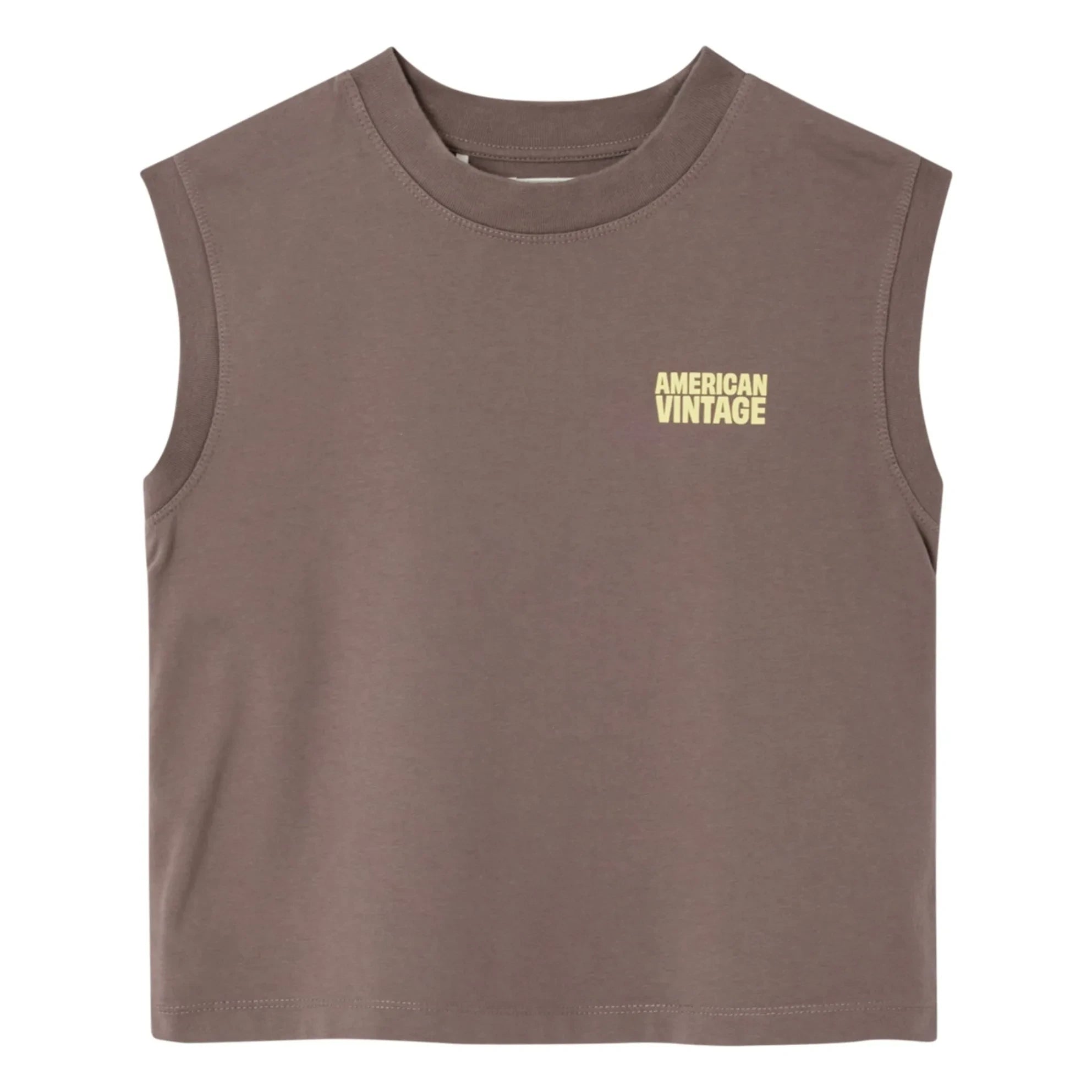 American Vintage - Camiseta sin mangas Gixy | Gris oscuro