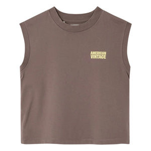 American Vintage - Camiseta sin mangas Gixy | Gris oscuro