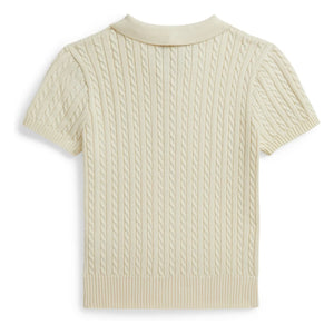Ralph Lauren - Polo de punto fino | Crema