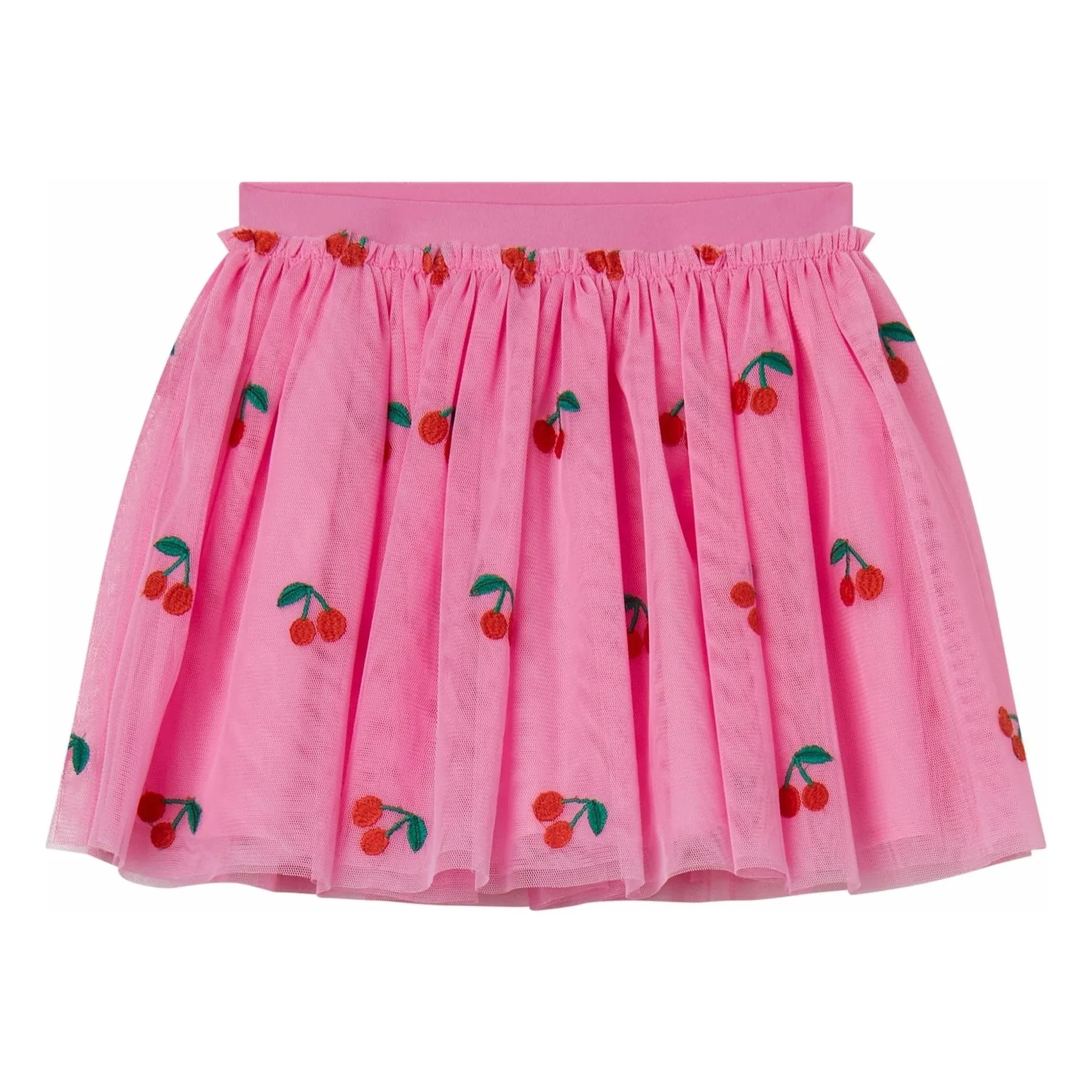 Stella McCartney Kids - Falda de tul Cerises | Rosa