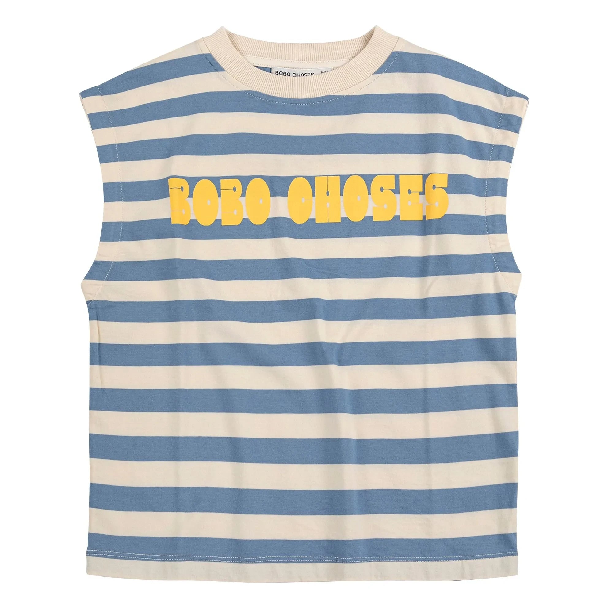 Bobo Choses - Bobo Choses Camiseta de tirantes a rayas | Azul