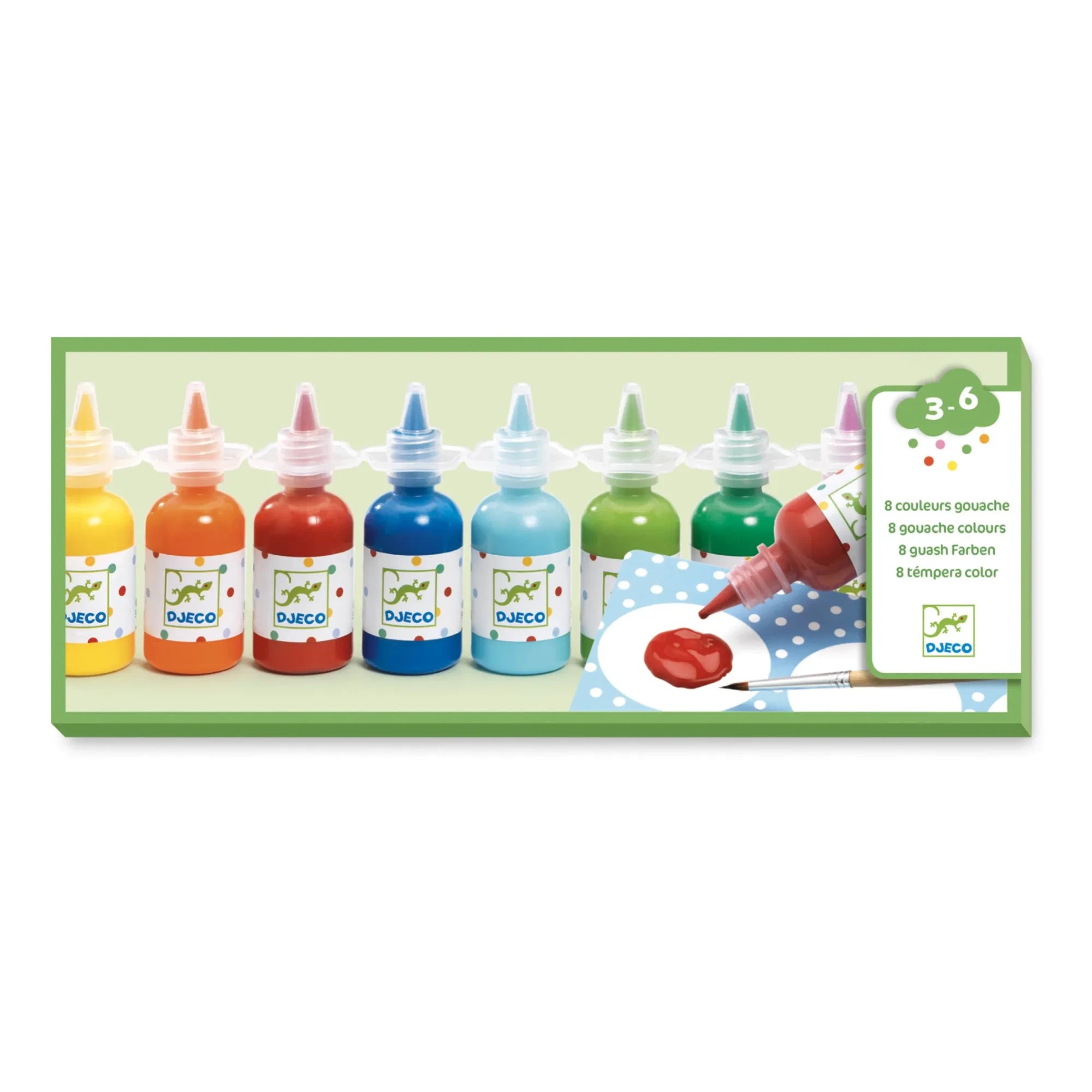 Djeco - Acuarelas - Set de 8