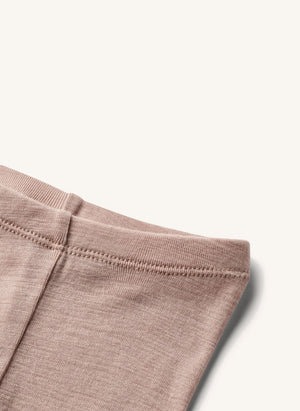 Wheat - Leggings de lana Agi | Rosa polvo