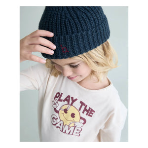Búho - Play The Game Camiseta de algodón orgánico | Beige