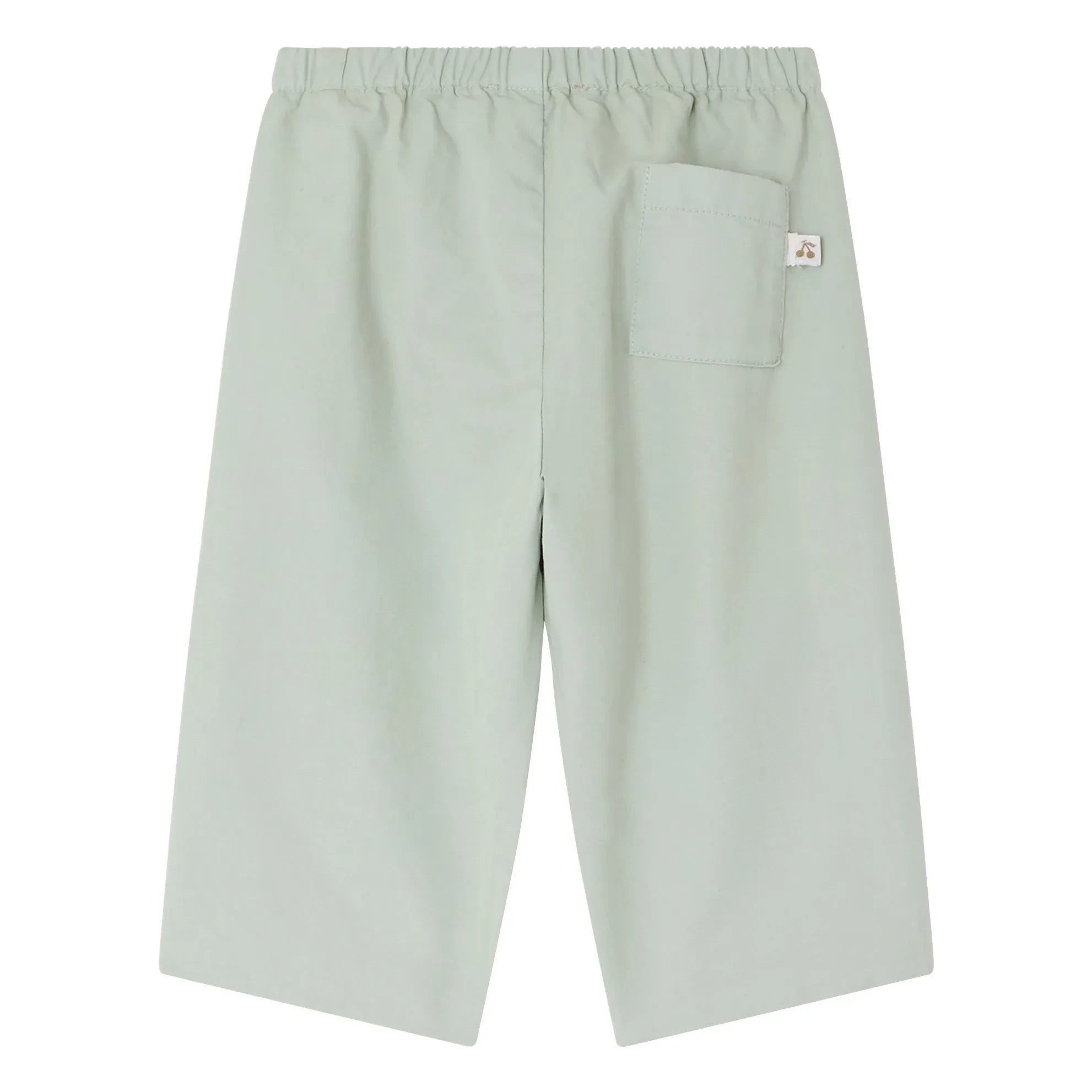 Bonpoint - Pantalón popelín de algodón orgánico Dandy | Celadón