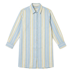 Smallable Kid - Vestido camisero de rayas Leya | Azul claro