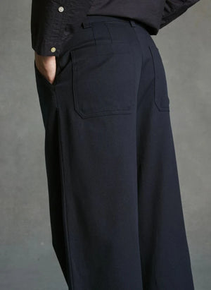 Hod - Pantalón Mariano con Pinzas | Azul marino