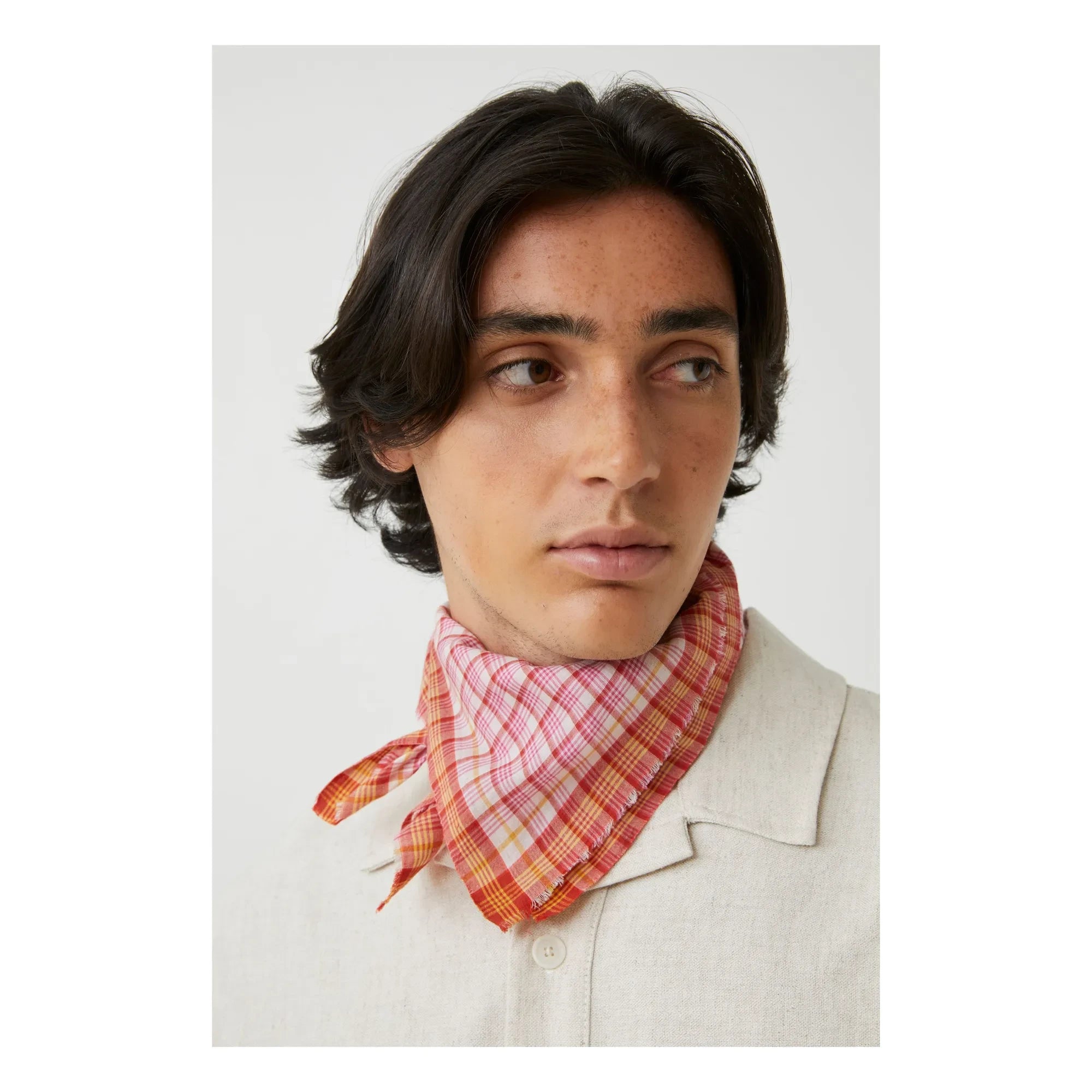 Moismont - Foulard Messager N°818 Algodón | Rojo