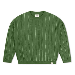 Matona - Jersey de algodón orgánico a rayas | Verde