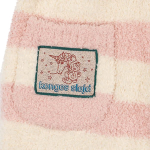 Konges Sløjd - Yumuşak Çizgili Polar Astarlı Pantolon | Pembe