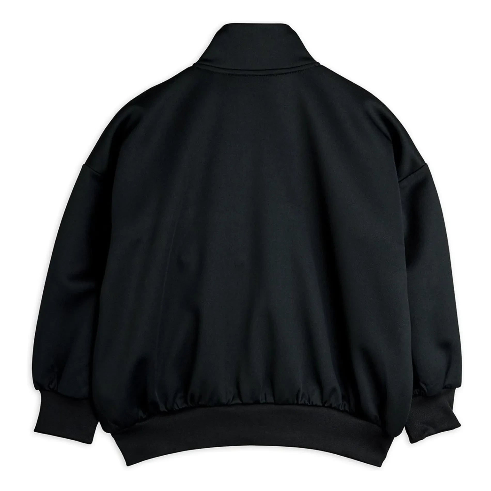 Mini Rodini - Chaqueta de chándal con parche de fibra reciclada | Negro