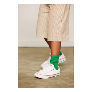 Mini Rodini - Calcetines de Algodón Orgánico Ping Pong | Verde