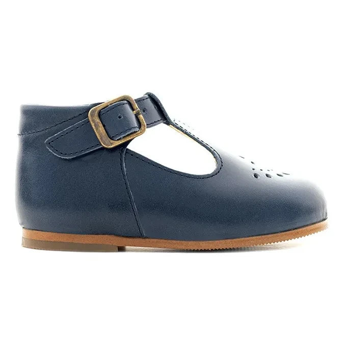 Poppée - Milton T-Bar Mary Janes | Azul marino