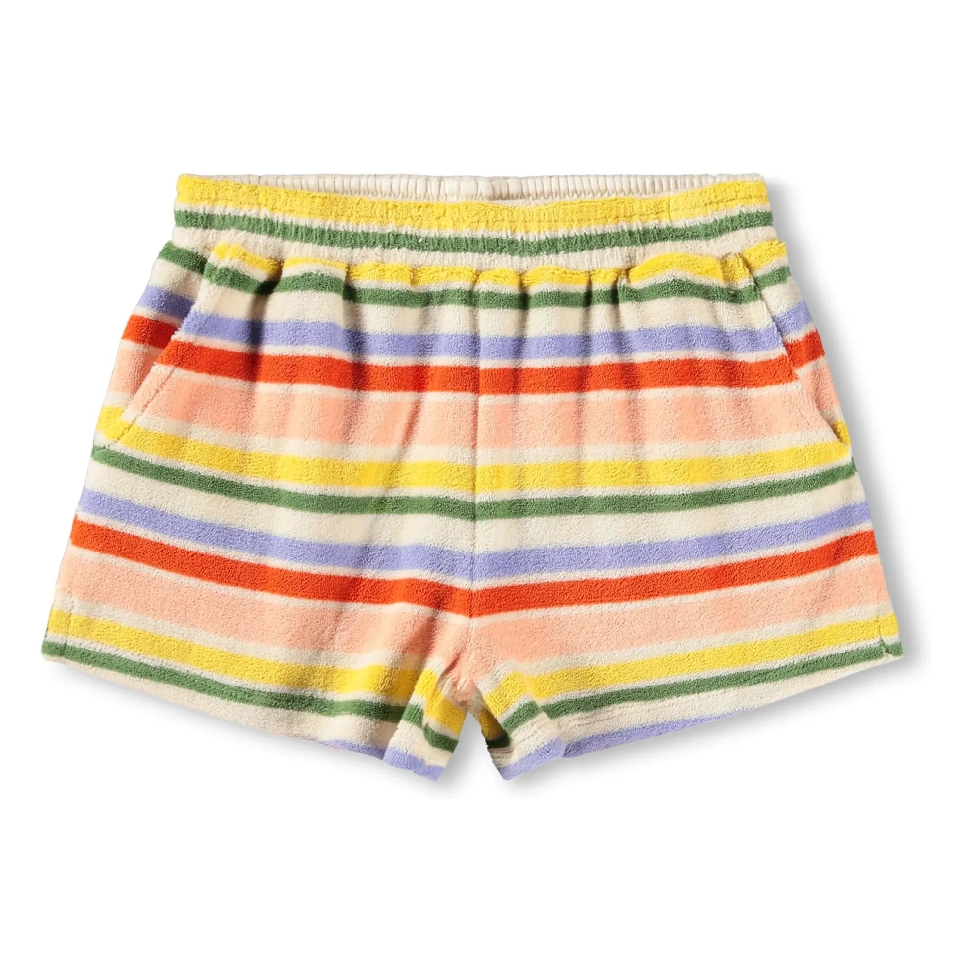Molo - Shorts de algodón orgánico a rayas Angela | Naranja