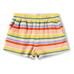 Molo - Shorts de algodón orgánico a rayas Angela | Naranja