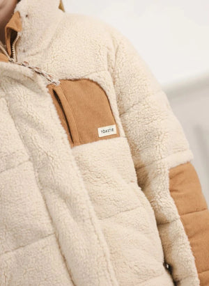 Töastie - Chaqueta acolchada Helix forrada con fibra reciclada | Arena