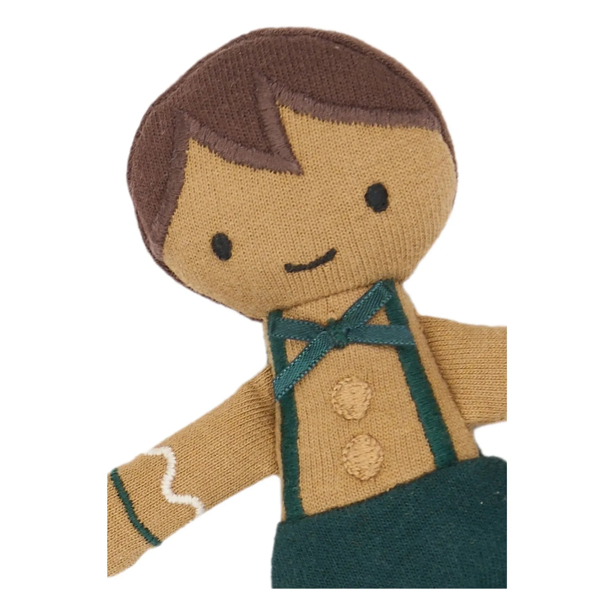 Fabelab - Peluche de hombre de jengibre | Verde oscuro