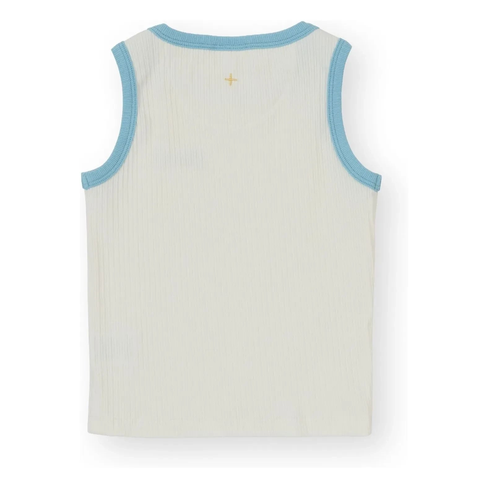 Goldie + Ace - Camiseta de tirantes acanalada en contraste | Blanco