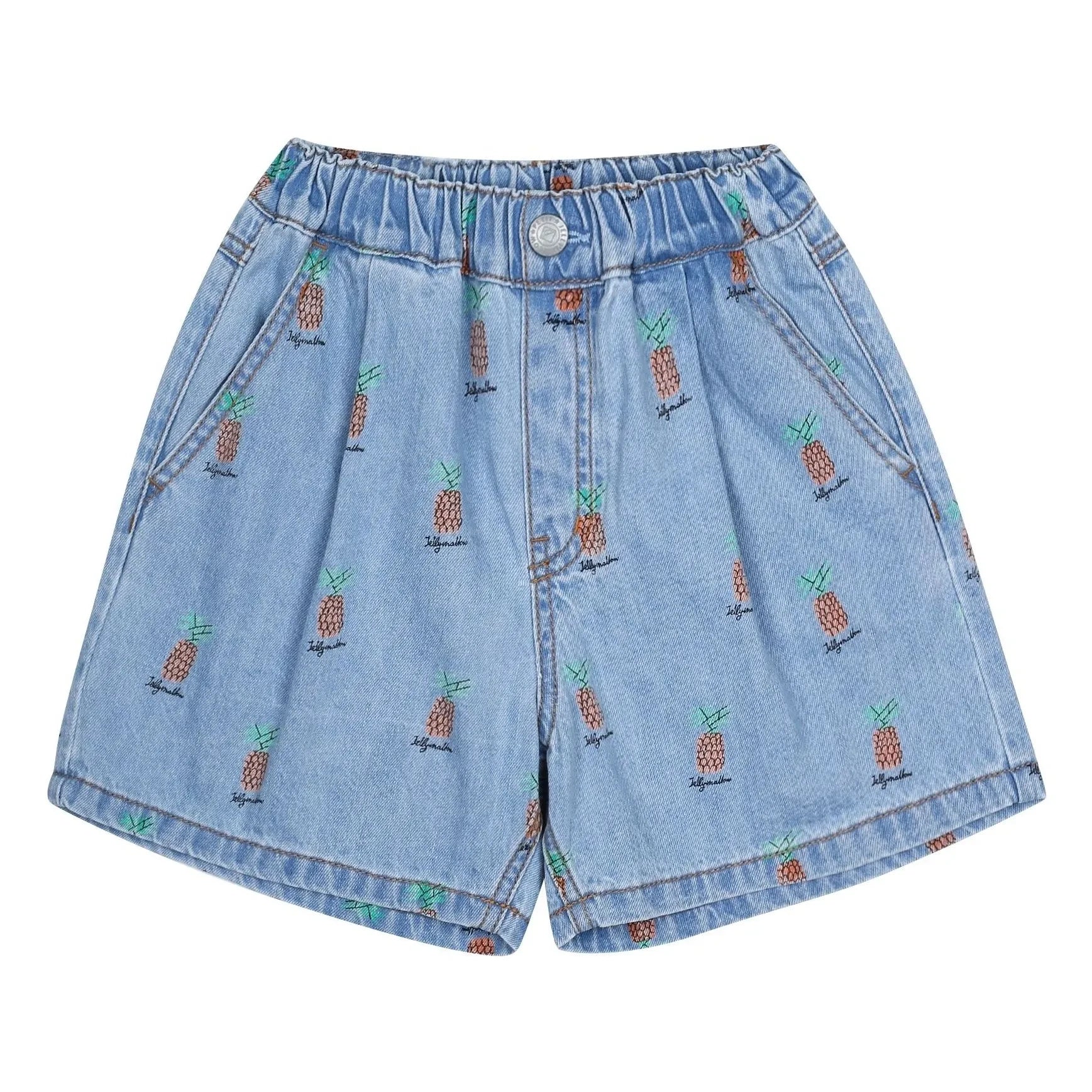 Jelly Mallow - Pantalones cortos vaqueros de piña | Azul