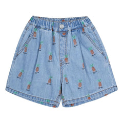 Jelly Mallow - Pantalones cortos vaqueros de piña | Azul
