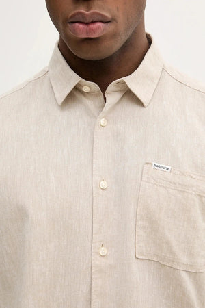 Camisa de lino para hombre Barbour Shirt Dept - Summer