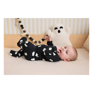 Petit Lem - Pijama con pies de fantasma que brillan en la oscuridad | Negro