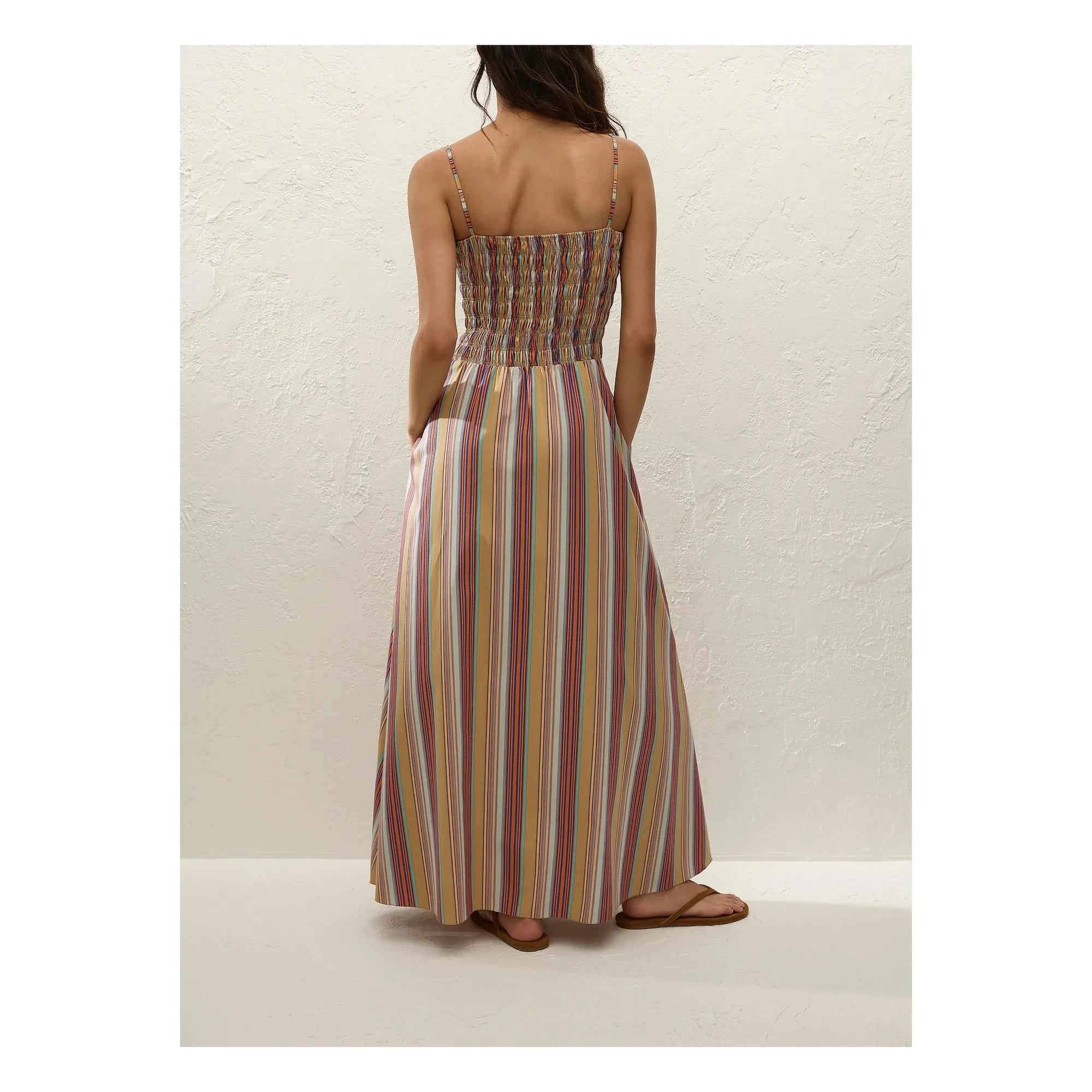 Faithfull the Brand - Vestido de rayas Anniken | Ladrillo