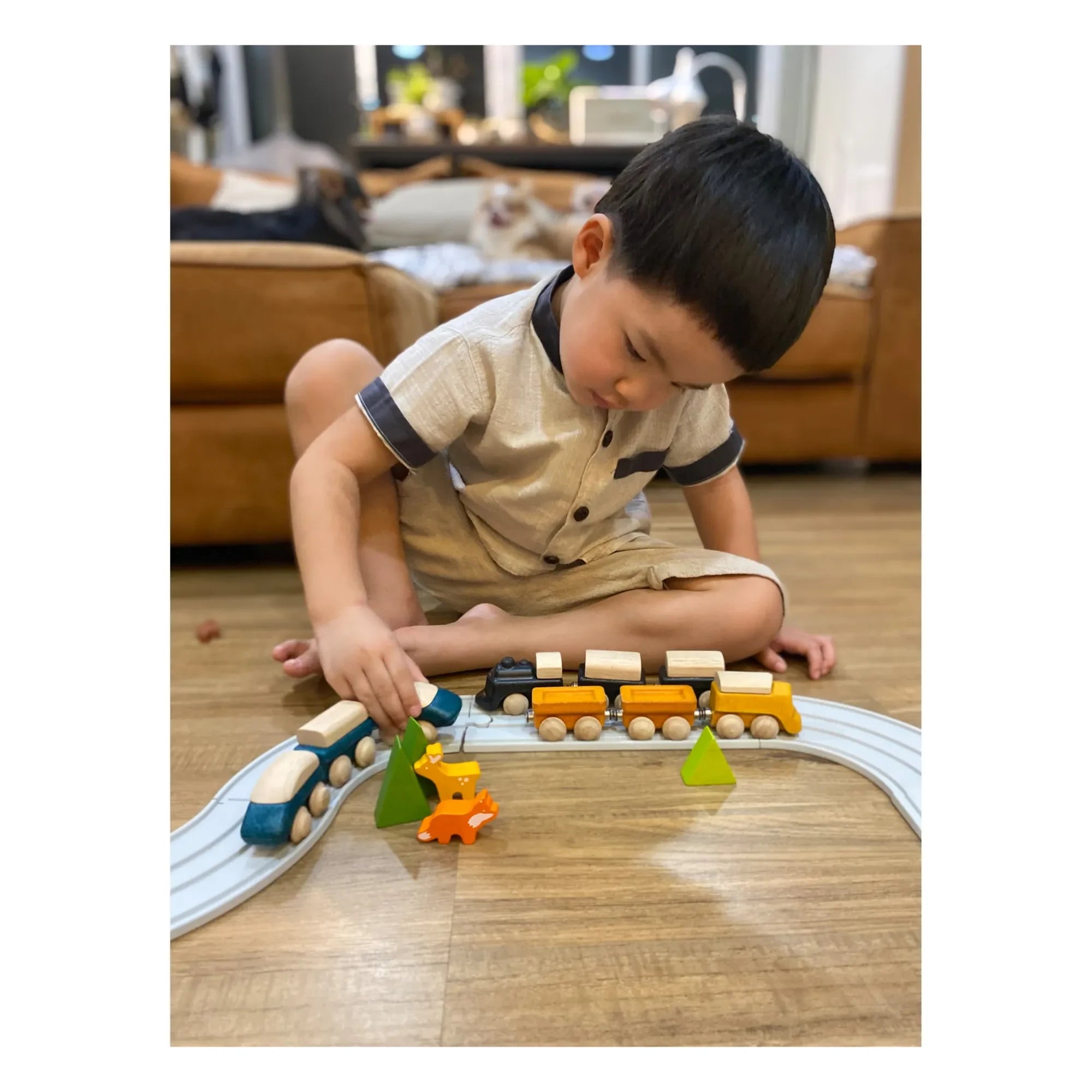 Plan Toys - Ahşap Yüksek Hızlı Tren