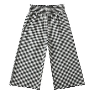 Rylee + Cru - Pantalón de cuadros vichy | Negro