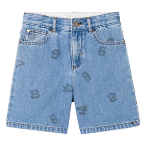 Stella McCartney Kids - Shorts vaqueros | Azul