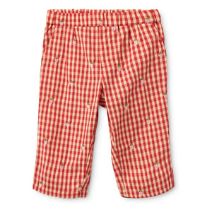 Flöss - Molly Pantalones a Cuadros | Rojo