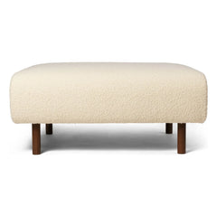 Ferm Living - Sofá y puf modular Dase bouclé | Ivory