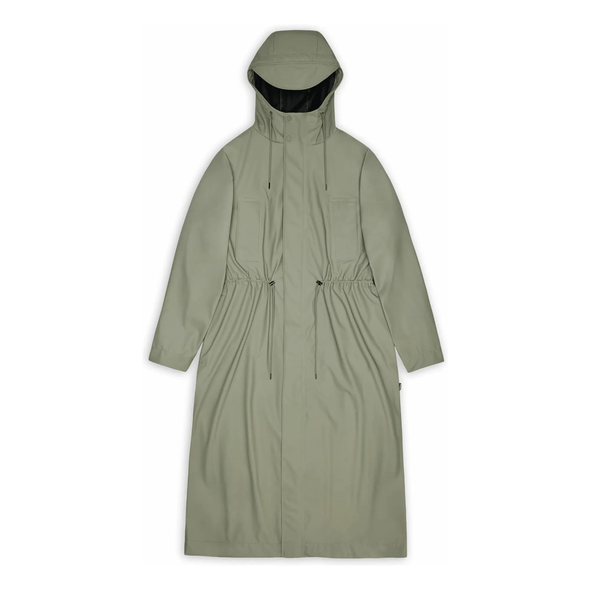 Rains - Bold W3 Abrigo Largo | Verde claro