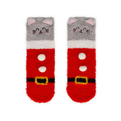 Legami - Calcetines de Navidad para Niños Kitty Santa - ¡Una combinación perfecta!