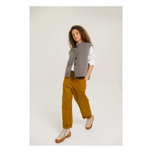 Sacrécoeur - Cárdigan reversible de lana Mireia | Gris