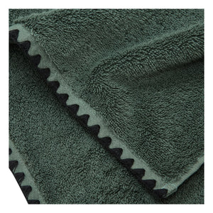 Haomy - Toalla de baño de algodón Issey | Gris azulado