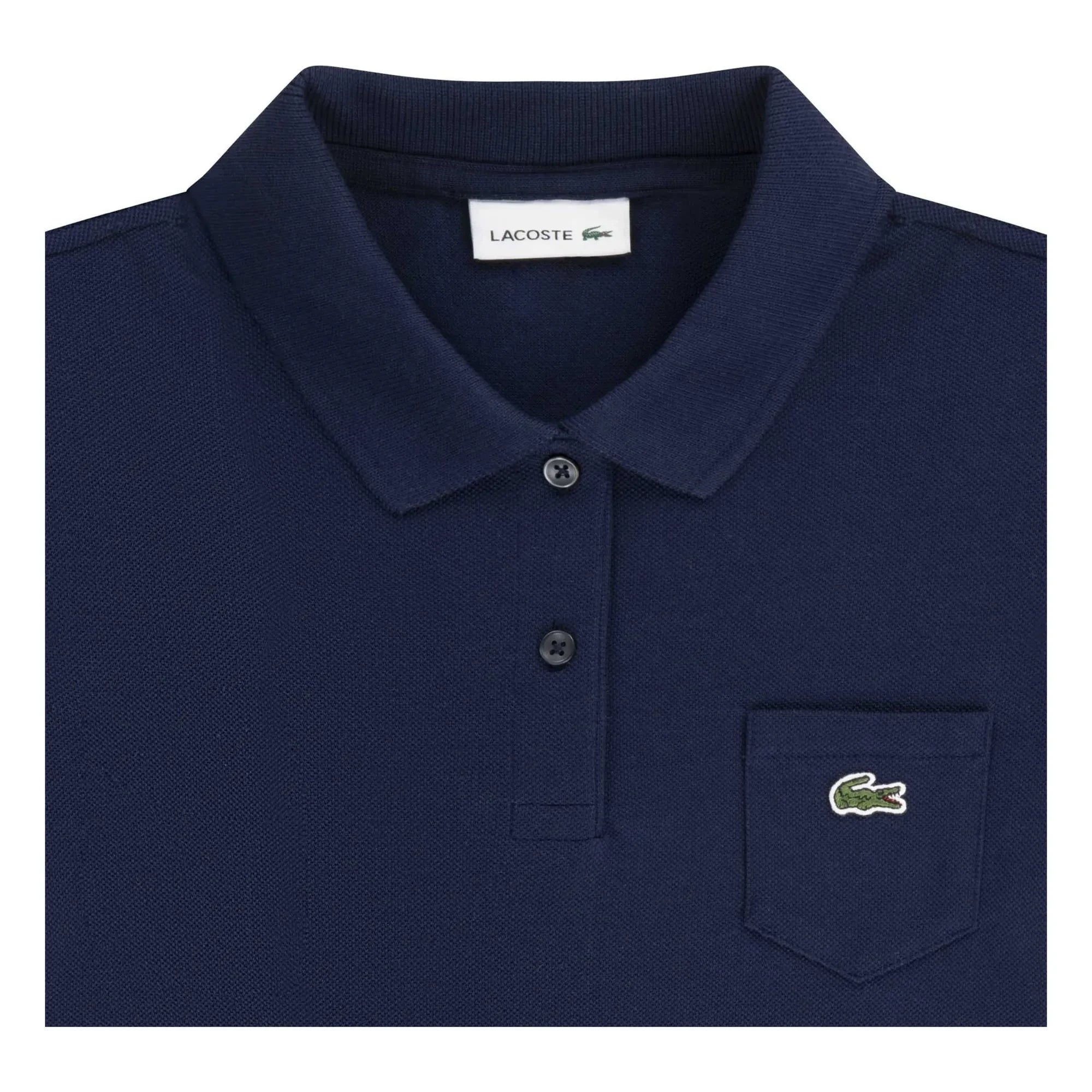 Lacoste - Vestido Polo de Algodón Orgánico | Azul Marino