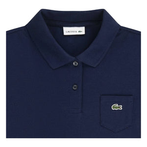 Lacoste - Vestido Polo de Algodón Orgánico | Azul Marino