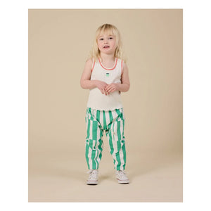 Goldie + Ace - Pantalones con bolsillo a rayas | Verde