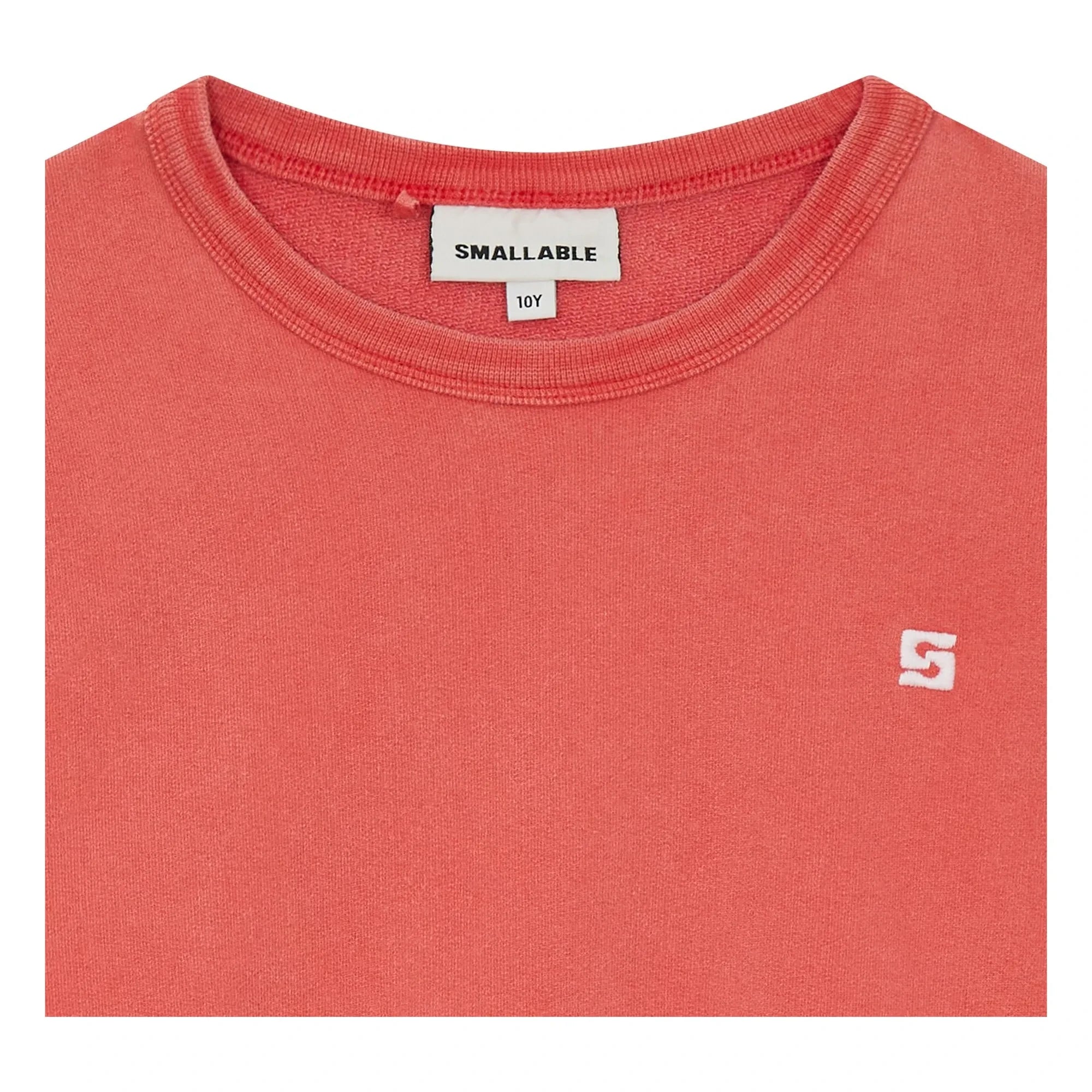 Smallable Kid - Sudadera de algodón orgánico Arlo | Rojo oscuro