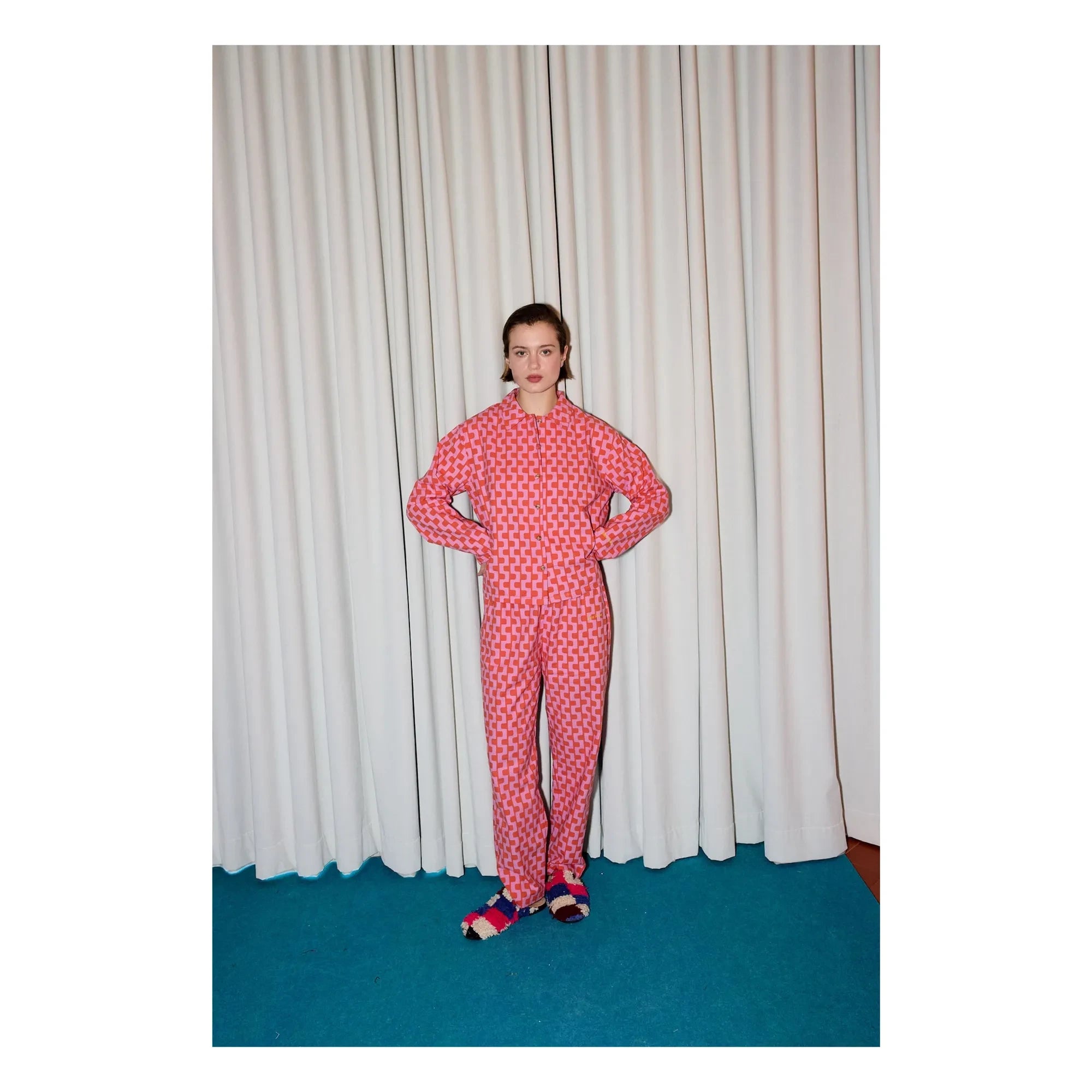 Bobo Choses - Pijama Chain Algodón Orgánico | Rosa
