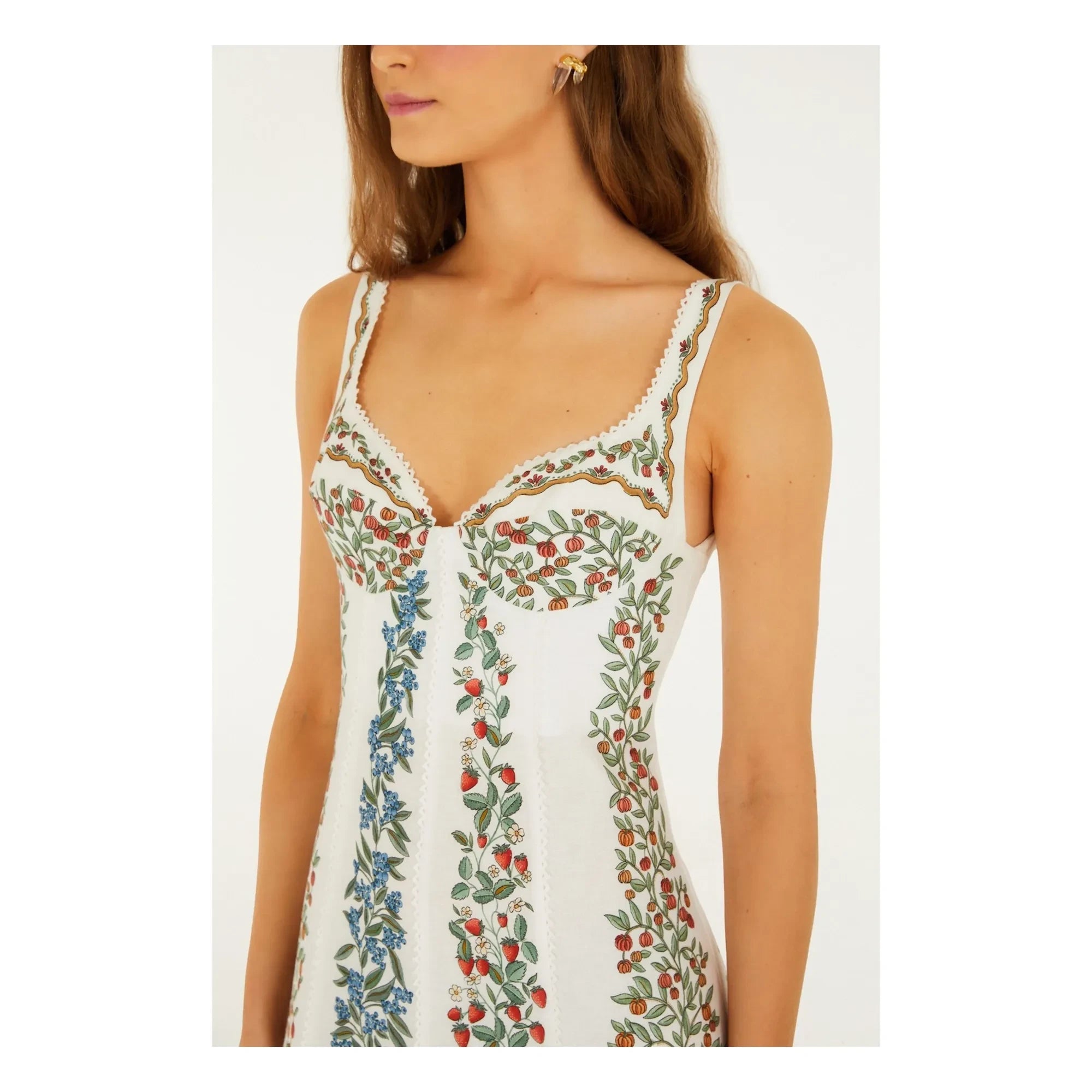 Farm Rio - Vestido Fruit Beauty | Blanco