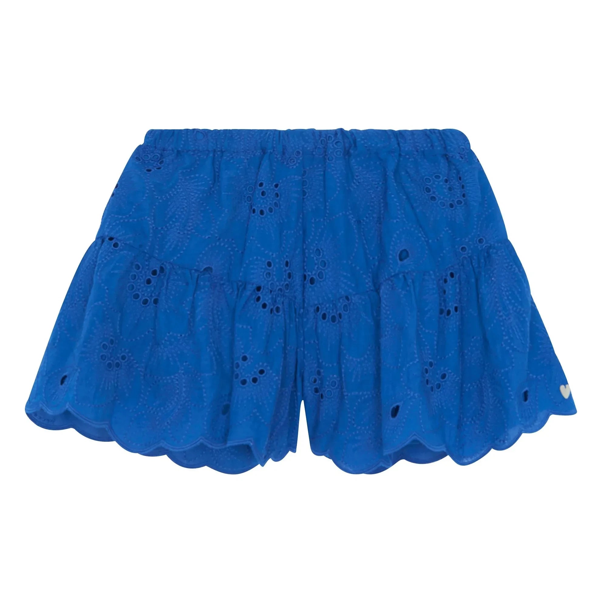 Tartine et Chocolat - Pantalón corto con bordado floral | Azul real